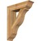 Ekena Millwork Funston Traditional Rough Sawn Bracket w/ Offset Brace, Western Red Cedar, 8"W x 30"D x 36"H BKT0806X30X36FST01RWR - alternate 1